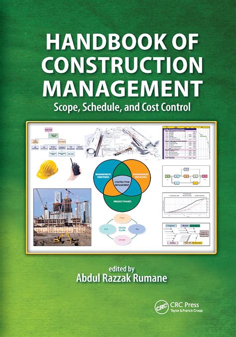 Handbook of Construction Management Scope Schedule and Cost Control Systems Innovation Book Series PDF