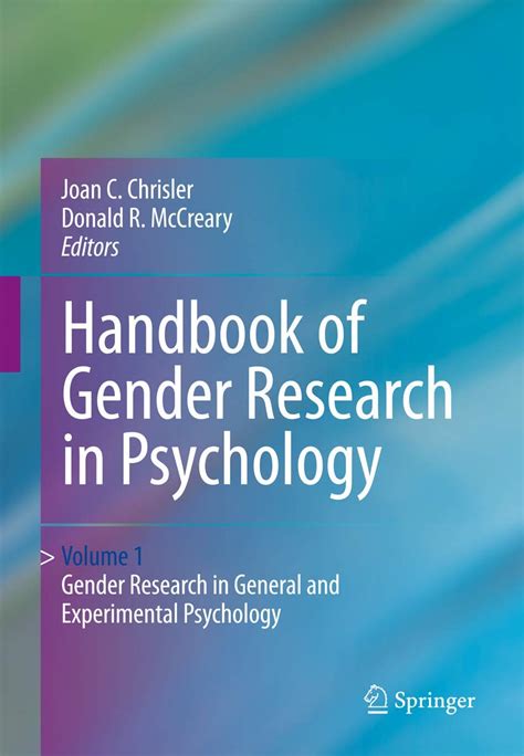 Handbook of Gender Research in Psychology Kindle Editon