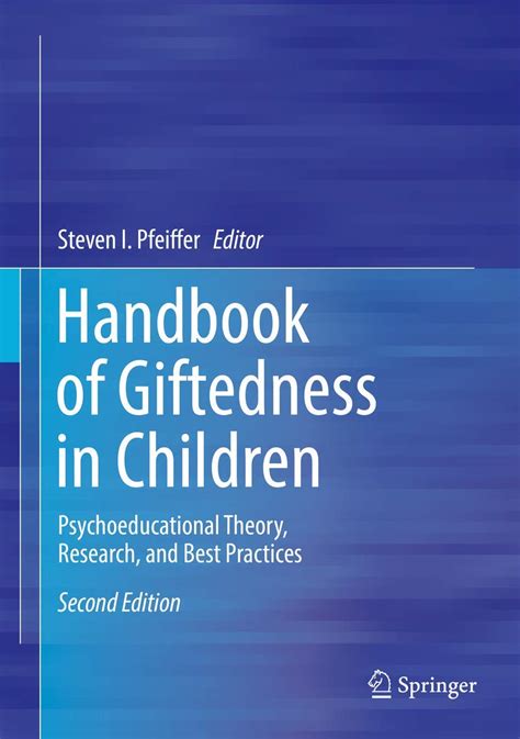 Handbook of Giftedness in Children Psycho-Educational Theory Doc