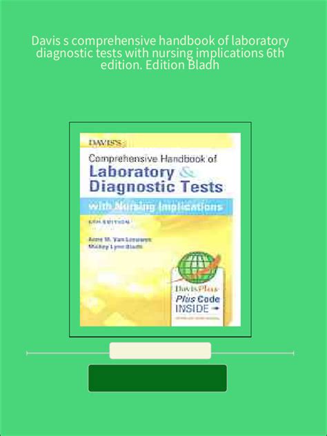 Handbook of Laboratory and Diagnostic Tests 6th Edition Doc