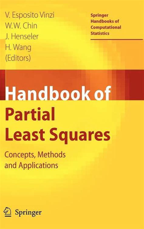 Handbook of Partial Least Squares Concepts, Methods and Applications PDF