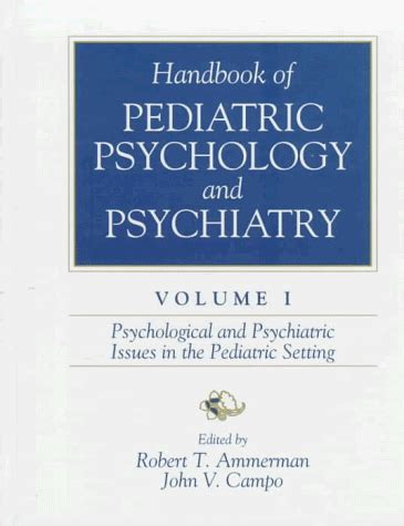 Handbook of Pediatric Psychology and Psychiatry Epub