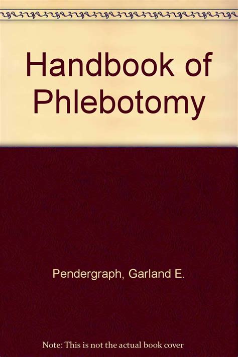 Handbook of Phlebotomy PDF