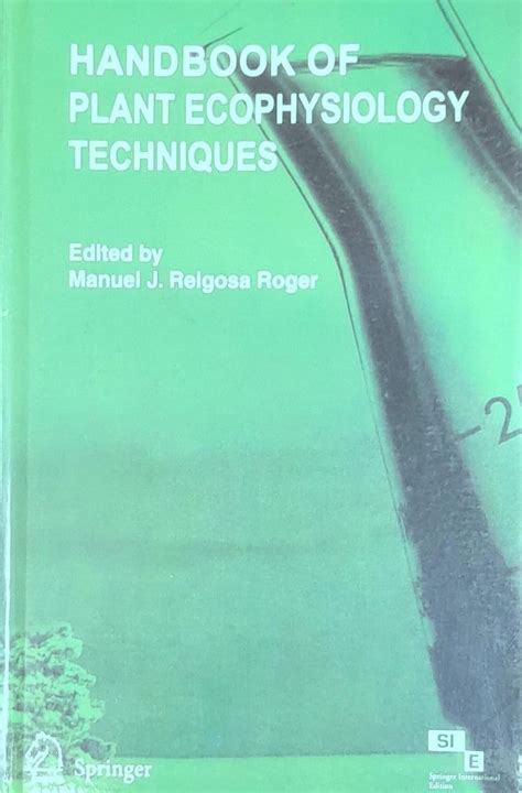 Handbook of Plant Ecophysiology Techniques 1st Edition PDF