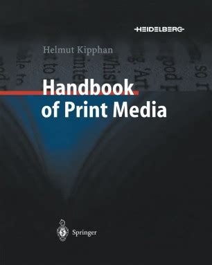 Handbook of Print Media 1st Edition Epub