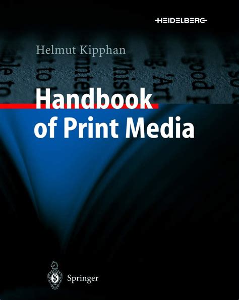 Handbook of Print Media 1st Edition Epub