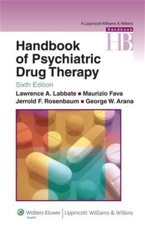 Handbook of Psychiatric Drug Therapy PDF