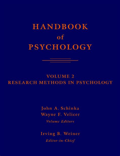 Handbook of Psychology Reader