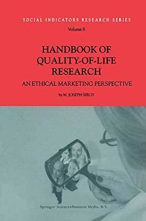 Handbook of Quality-of-Life Research An Ethical Marketing Perspective PDF