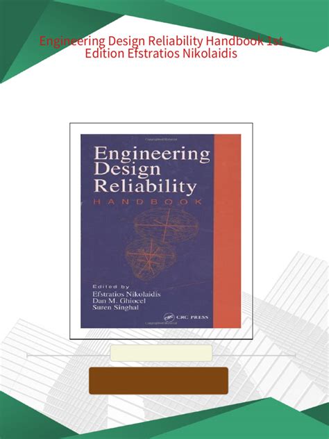 Handbook of Reliability Engineering 1st Edition Epub