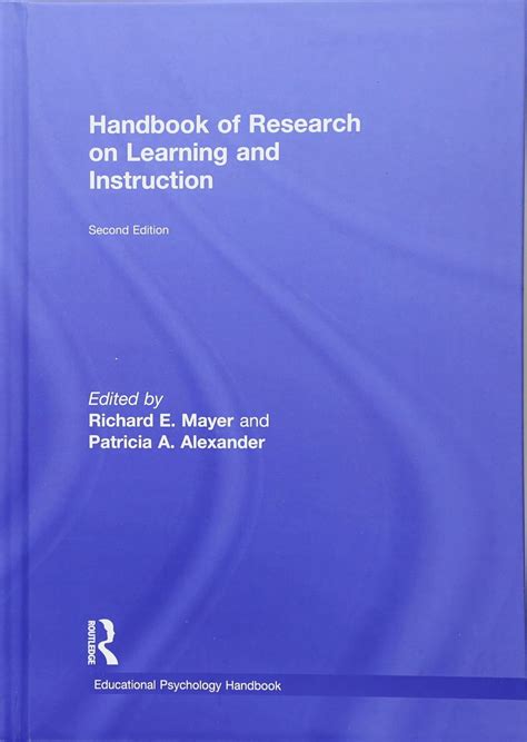 Handbook of Research on Learning and Instruction Educational Psychology Handbook Epub