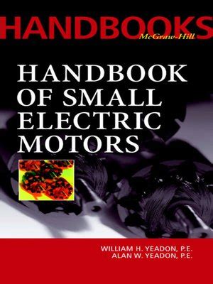 Handbook of Small Electric Motors PDF