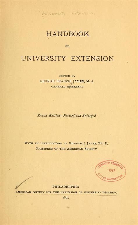 Handbook of University Extension Ebook Kindle Editon