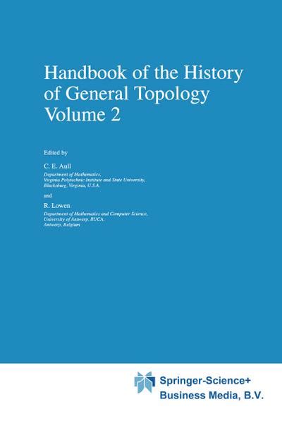 Handbook of the History of General Topology PDF