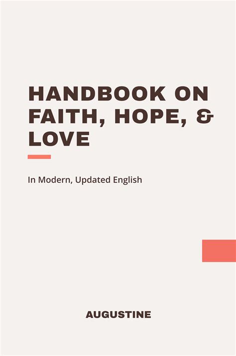 Handbook on Faith Hope and Love Doc