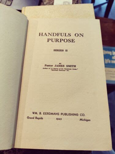 Handfuls on Purpose For Christian Workers and Bible Students PDF