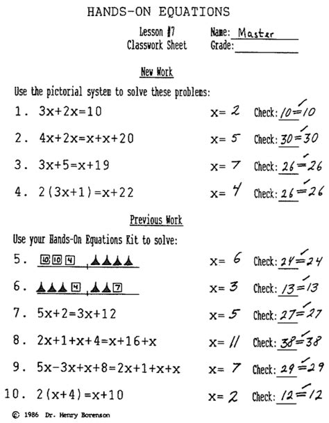 Hands On Equations Answer Lesson 7 Epub