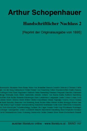 Handschriftlicher Nachlass 2 Reprint der Originalausgabe von 1895 German Edition Reader