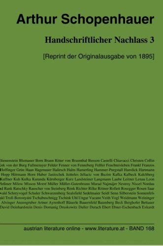 Handschriftlicher Nachlass 3 Reprint der Originalausgabe von 1895 German Edition PDF
