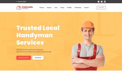Handyman Template Website