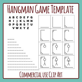 Hangman Text Template