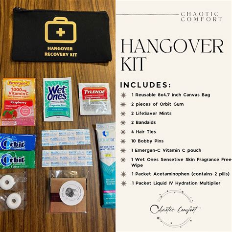 Hangover Bag Ideas: The Ultimate Guide to Feeling Better Fast