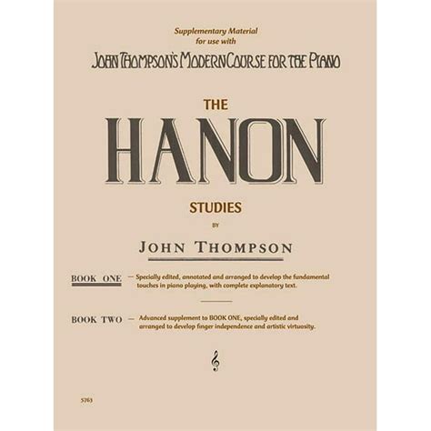 Hanon Studies Book 1 Elementary Level Reader