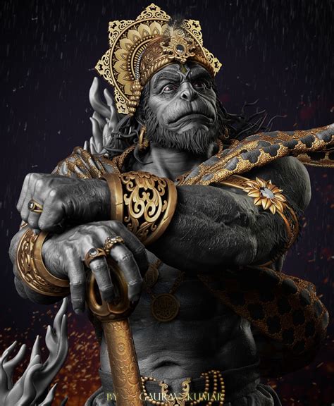 Hanuman 3D Wallpaper: Bring Devotion to Your Digital Space