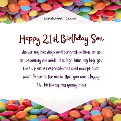 Happy 21st Birthday, Son: A Milestone to Cherish