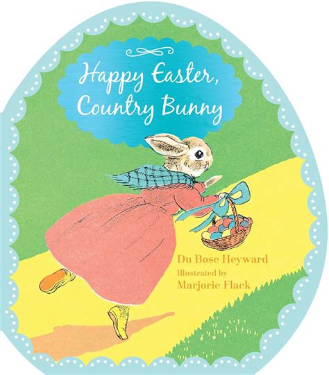 Happy Easter Country Bunny shaped board book PDF