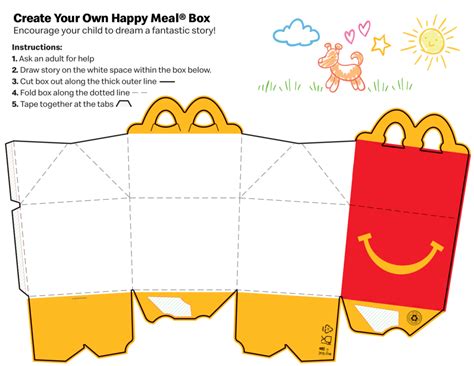 Happy Meal Box Template