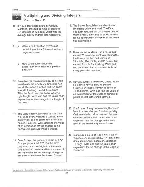 Harcourt Math Grade 4 Answers PDF
