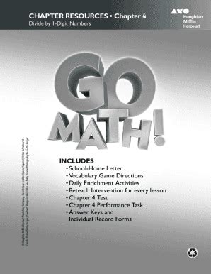 Harcourt Math Grade 4 Answers PDF