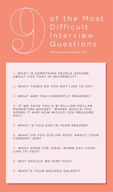 Hard Interview Questions And How To Answer Them Reader