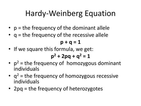 Hardy Weinberg Equation Answer Key Reader