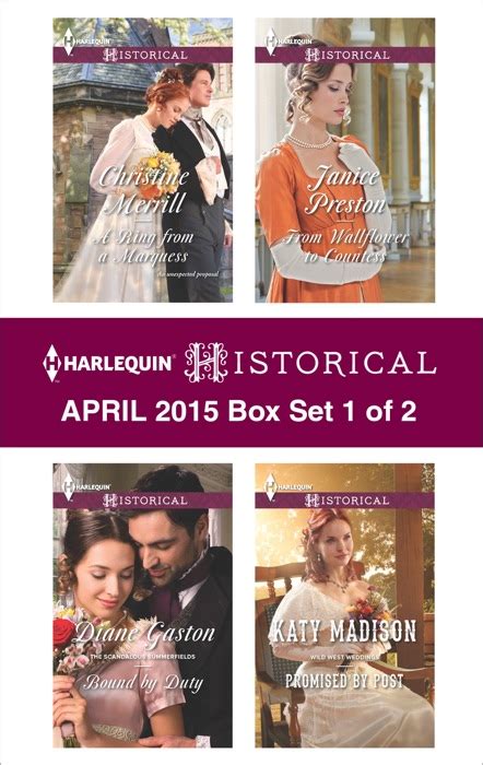 Harlequin Historical September 2015 Box Set 1 of 2 Marriage Made in ShameTarnished Tempted and TamedForbidden to the DukeWinter s Camp Epub