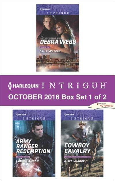 Harlequin Intrigue October 2016 Box Set 1 of 2 Still WatersArmy Ranger RedemptionCowboy Cavalry Kindle Editon