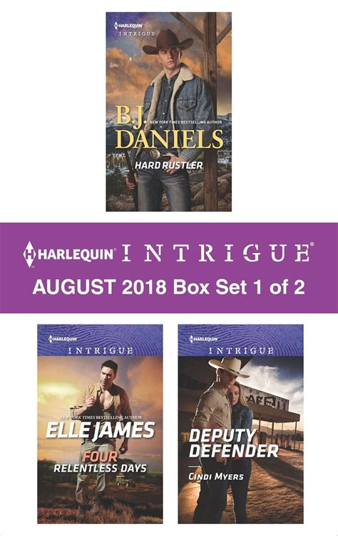 Harlequin Intrigue September 2018 Box Set 1 of 2 Hard RustlerFour Relentless DaysDeputy Defender Epub