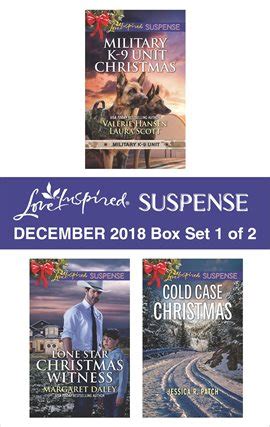 Harlequin Love Inspired Suspense December 2018 Box Set 1 of 2 Military K-9 Unit ChristmasLone Star Christmas WitnessCold Case Christmas Reader