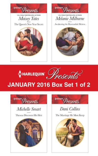 Harlequin Presents January 2016 Box Set 1 of 2 The Queen s New Year SecretTheseus Discovers His HeirAwakening the Ravensdale HeiressThe Marriage He Must Keep Princes of Petras PDF