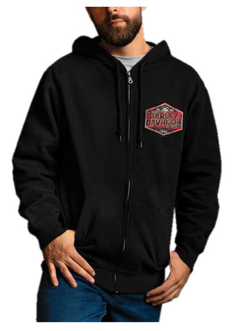 Harley Davidson Men's Hooded Sweatshirt: Gear Up in Style