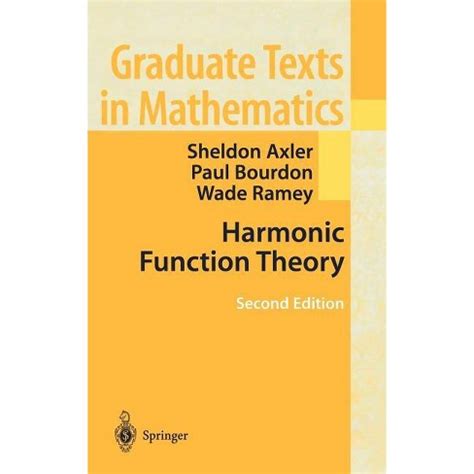 Harmonic Function Theory 2nd Edition Reader