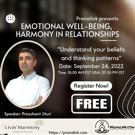 Harmony and Emotional Well-being