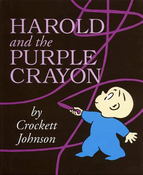 Harold i fioletowa kredka Harold and the Purple Crayon Bilingual Polish Englis Reader