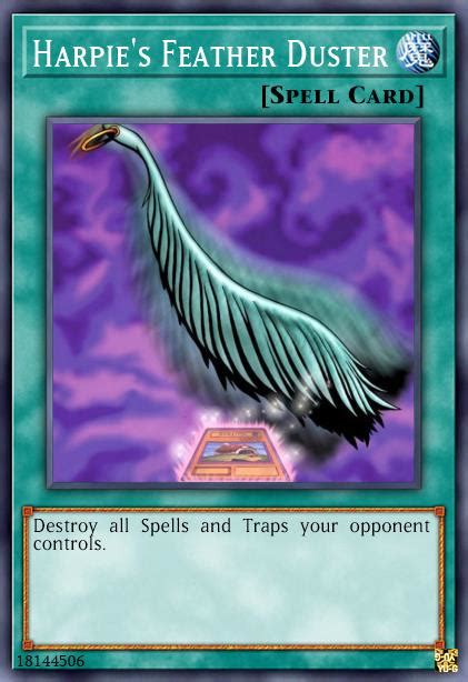 Harpies' Feather Duster: An Essential Tool for Yu-Gi-Oh! Collectors and Players