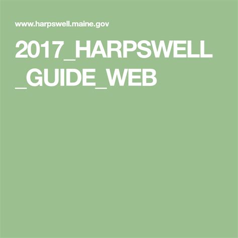 Harpswell G Uide 400503 PDF Kindle Editon