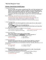 Harrison Bergeron Study Questions Answers Doc