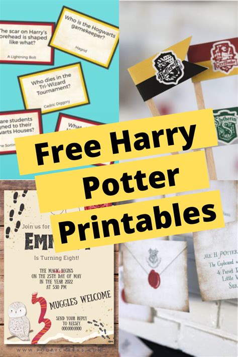 Harry Potter Decorations Printable