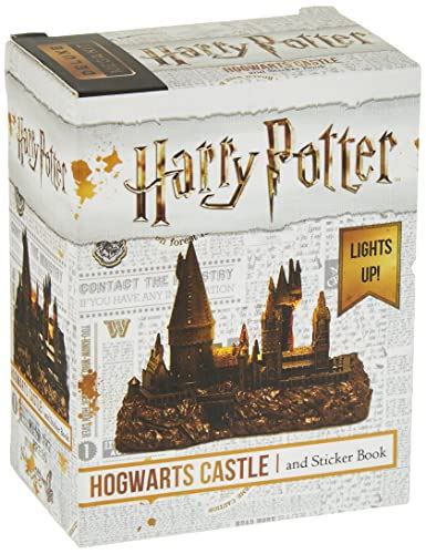 Harry Potter Hogwarts Castle and Sticker Book Lights Up Miniature Editions Reader