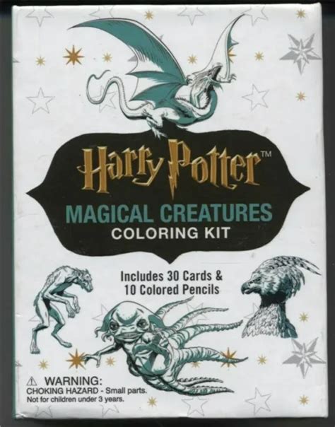 Harry Potter Magical Creatures Coloring Kit Miniature Editions Reader